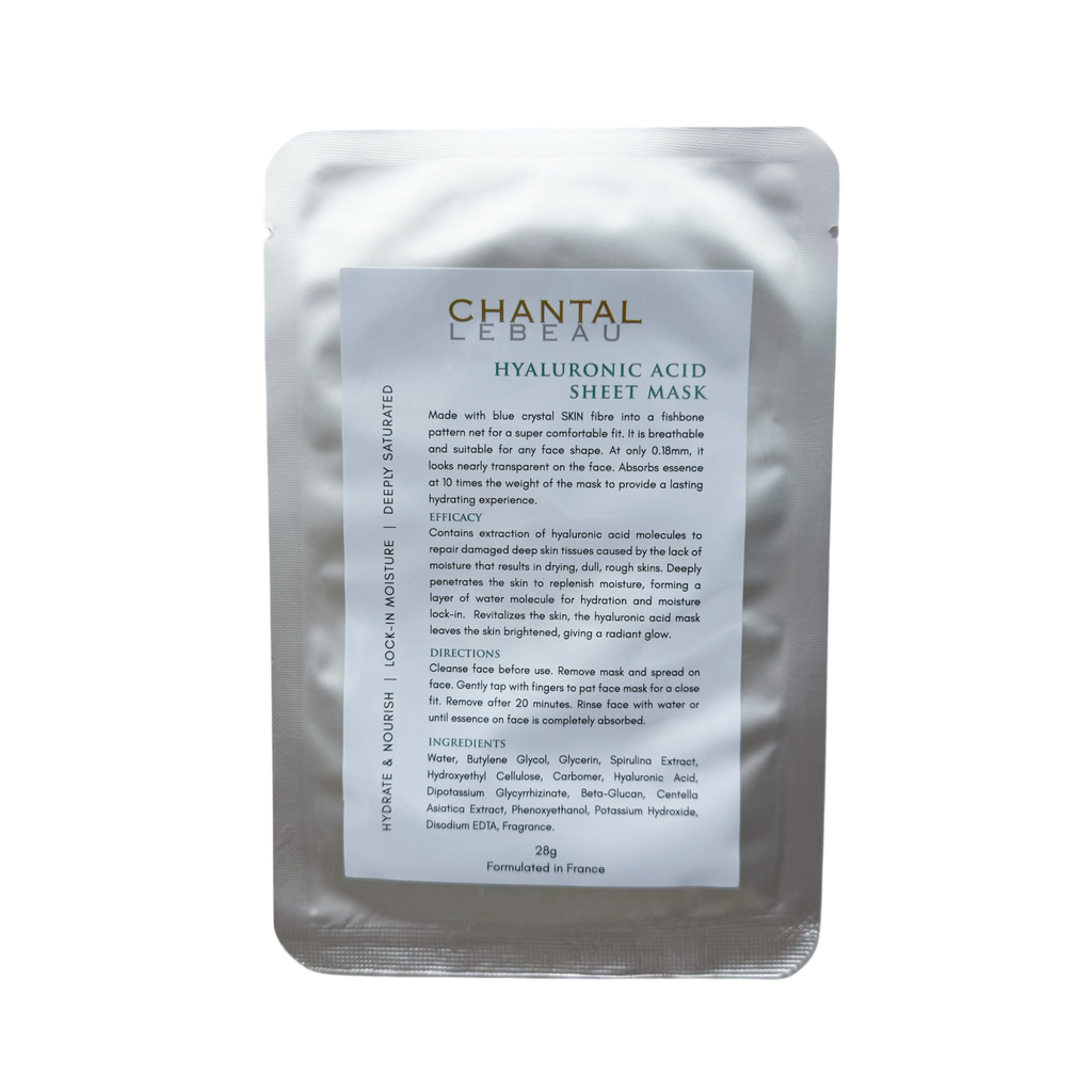 Hyaluronic Acid Sheet Mask | Chantal Lebeau Hyaluronic Acid Sheet Mask | Chantal Lebeau