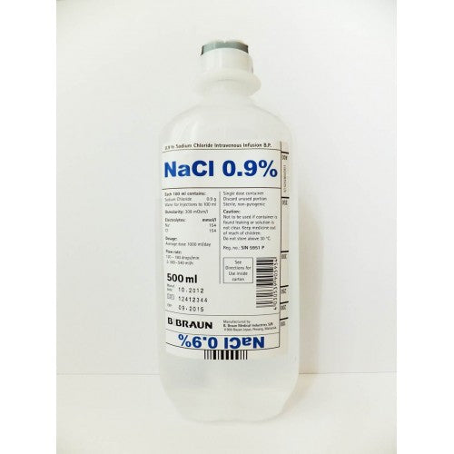 B.Braun: Sodium Chloride 0.9% (Solution For Intravenous (I.V) B.Braun: Sodium Chloride 0.9% (Solution For Intravenous (I.V)