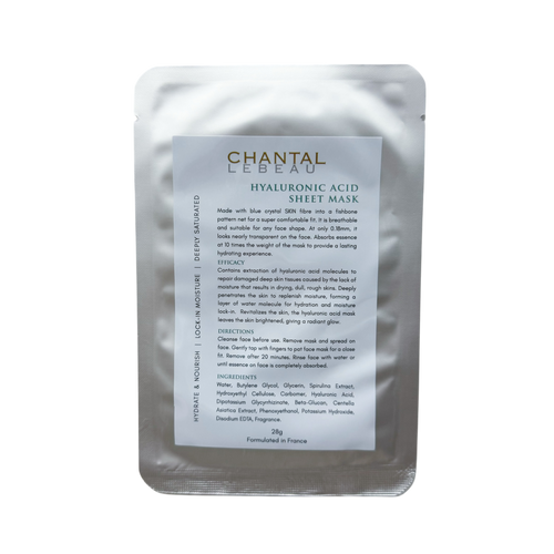 Hyaluronic Acid Sheet Mask | Chantal Lebeau